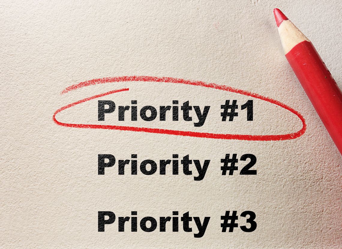 What should be the no. 1 priority in schools?